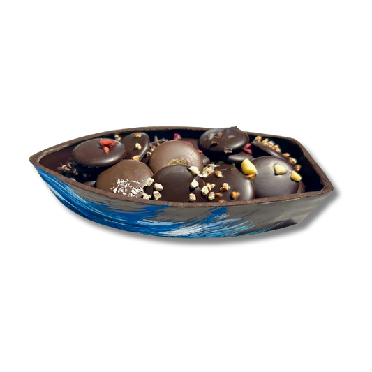 Barque en chocolat